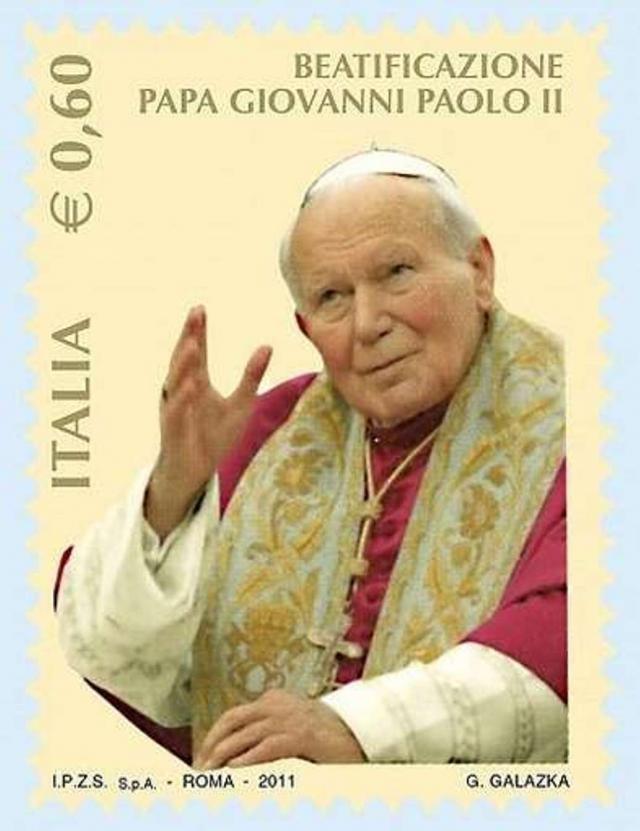 Francobollo Papa Giovanni Paolo II