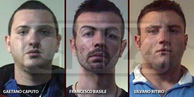 I tre arrestati per il tentato omicidio a Schiavonea