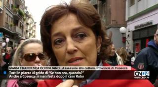 Caso Ruby: Manifestazione anche a Cosenza