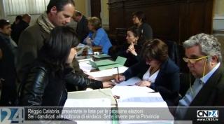 Reggio Calabria, presentate le liste per le prossime elezioni