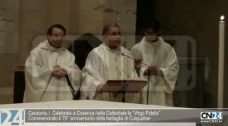 Carabinieri. Celebrata a Cosenza nella Cattedrale la “Virgo Fidelis”
