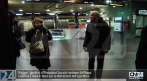 Reggio: i genitori di Francesco Azzarà rientrano in Calabria