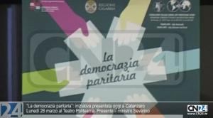 “La democrazia paritaria”: iniziativa presentata a Catanzaro