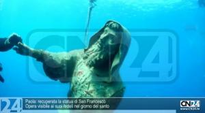 Paola: recuperata la statua di San Francesco