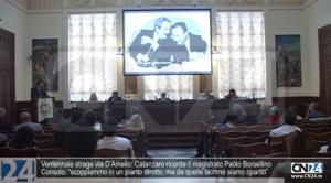 Ventennale strage via D’Amelio: Catanzaro ricorda il magistrato Paolo Borsellino