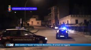 Blitz contro il “locale” di Oppido Mamertina, 20 arresti nel reggino