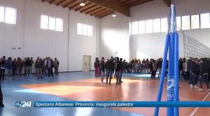 Spezzano Albanese: Provincia, inaugurata palestra