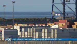 Armi chimiche: paura in Calabria per l’arrivo della nave a Gioia Tauro