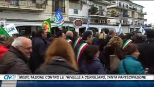Mobilitazione contro le trivelle a Corigliano, tanta partecipazione