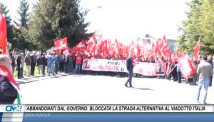 Abbandonati dal Governo: bloccata la strada alternativa al Viadotto Italia