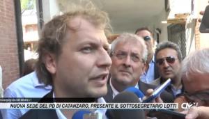 Inaugurata la nuova sede del Pd di Catanzaro, presente il sottosegretario Lotti