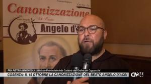 Cosenza: il 15 ottobre la canonizzazione del beato Angelo D’Acri