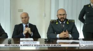 Associazione a delinquere per reati fiscali, 14 arresti e 33 mln di euro sequestrati
