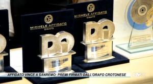 Affidato “vince” di nuovo a Sanremo: premi firmati dall’orafo crotonese
