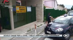 Scuole chiuse per il Covid, a Cosenza e Rende i tablet arrivano con i Carabinieri