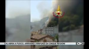 Calabria a fuoco: arrivano i rinforzi da Piemonte, Lombardia, Veneto, Friuli ed Emilia