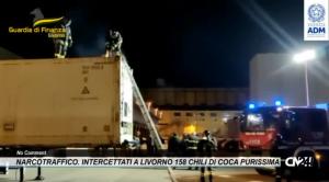 Narcotraffico. Intercettati a Livorno 158 chili di coca, erano nascosti nel tetto del container